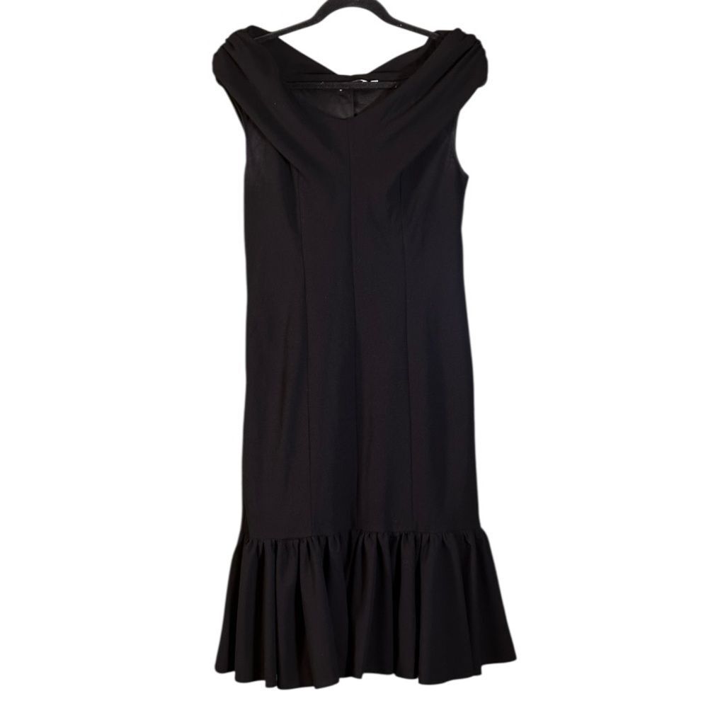 BABEYOND 1950 Style Elegant Black Cocktail Dress Size Medium 📦 - Picture 10 of 10